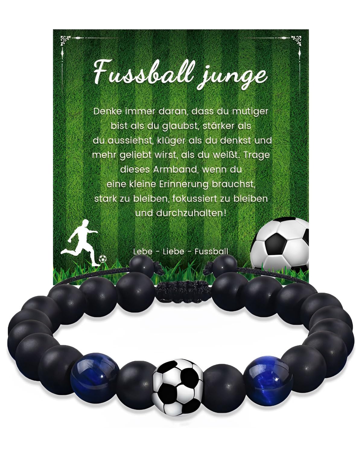 Pulsera de Fútbol para Niños 10-12 Años Regalo de Cumpleaños