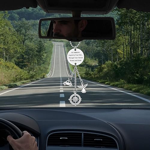 Miniatura 4 de Guardian - Accesorios para colgar en el espejo retrovisor del interior del automóvil, decoración interior del coche, regalo seguro para el