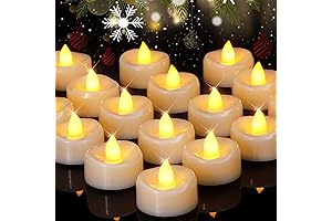 24-Pack LED Candles: Illuminate Your Space with Battery-Powered Flameless Tealights