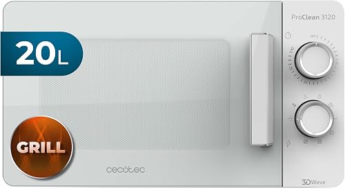 Micro-ondes 20L avec Gril Proclean 3120 Tecnologie 3DWav Cecotec