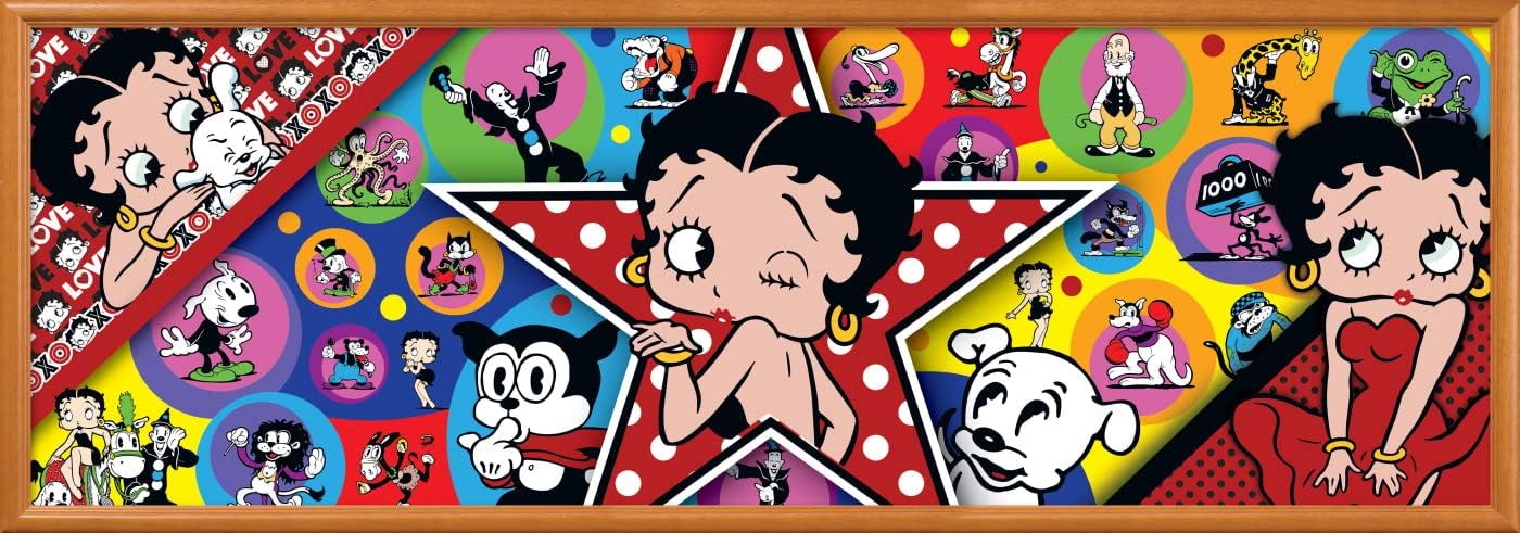 MasterPieces 1000 Piece Jigsaw Puzzle For Adults, Family, Or Youth - Betty Boop Panoramic - 13"x39"