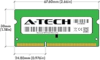 Vista 7 de A-Tech - Módulo de memoria RAM SODIMM para portátil de 1 GB DDR3 1066 MHz PC3-8500 CL7, 1,5 V, 204 pines, sin ECC, SO-DIMM para portátiles