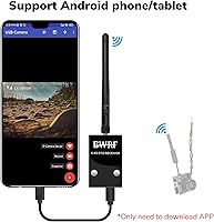 Vista 6 de Radiolink 5.8G 48CH Receptor inalámbrico de transmisión de imagen para pantalla de transmisor RC8X, compatible con teléfono y tableta Android