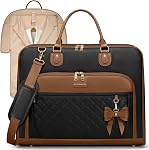 RAINSMORE Sac de vêtement pour les femmes de voyage sac de costume pour suspension & Robe Pliable Garment Duffle avec Poches & Sangle compatible avec le port