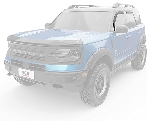Miniatura 3 de EGR 573561 - Juego de accesorios delanteros y traseros para camioneta, acabado ahumado oscuro, compatible con modelos seleccionados de Ford Bronco