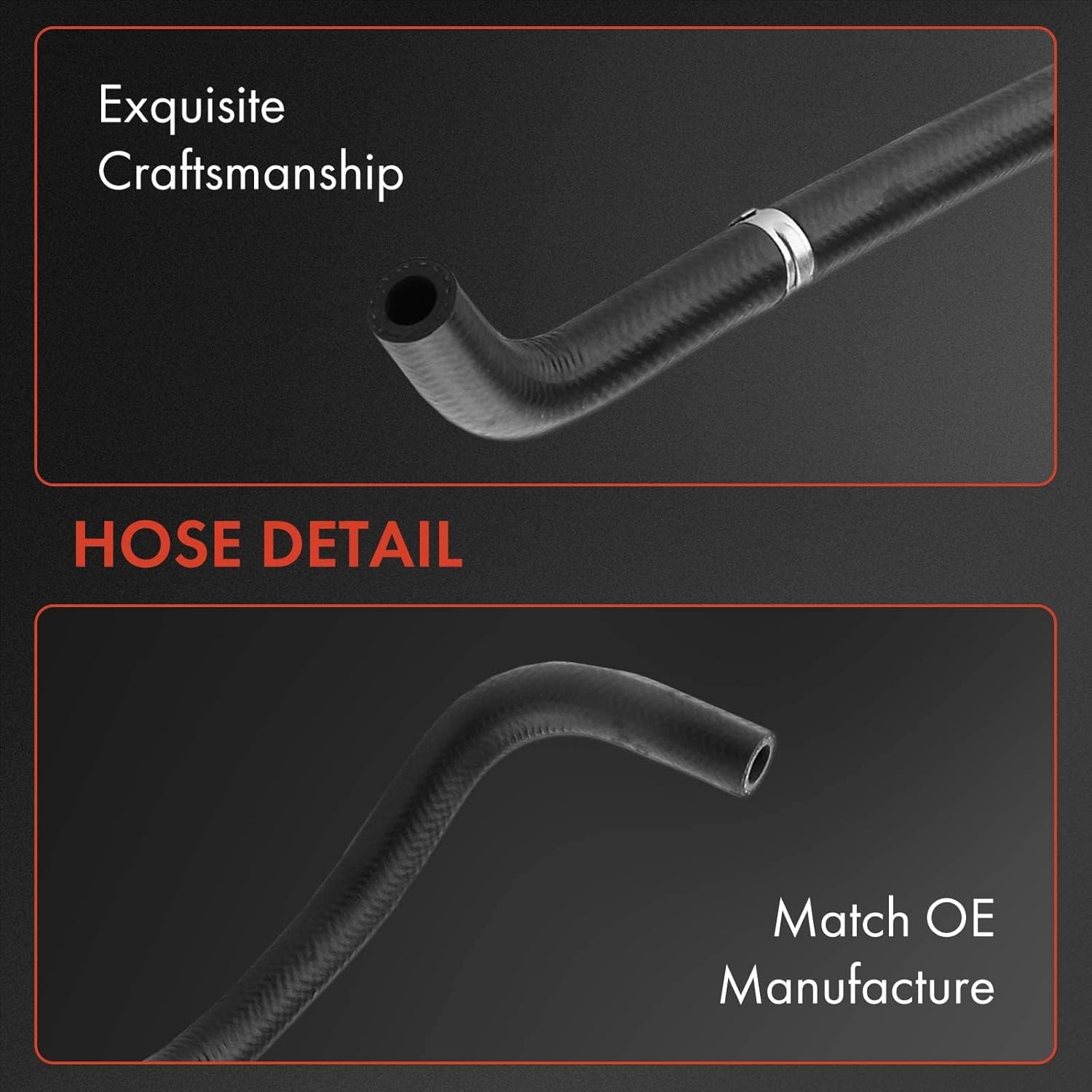 A-Premium Power Steering Hose Return Hose Line Assembly Compatible with Ford Thunderbird 2002-2005 Lincoln LS 2003-2006 3.0L 3.9L 2-PC Set