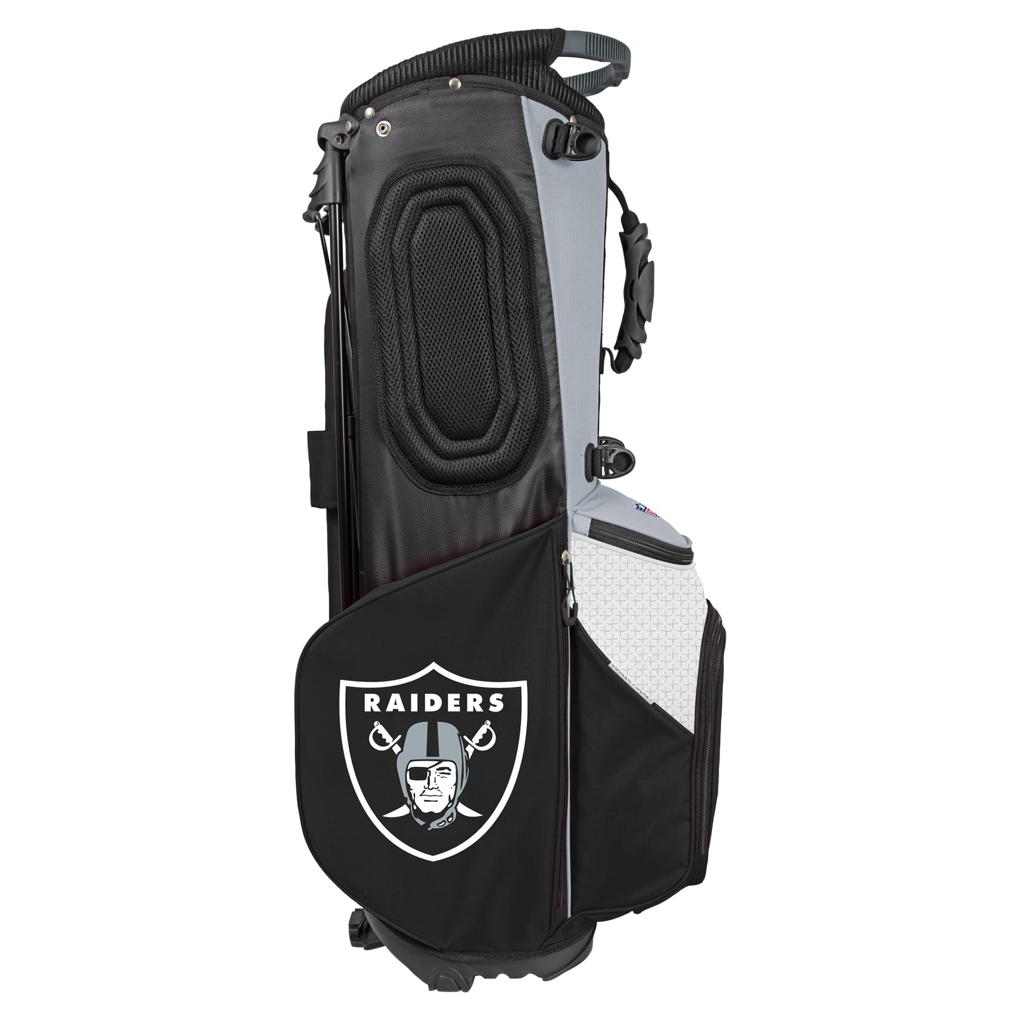 Team Effort Back Nine Stand Bag NFL Las Vegas Raiders