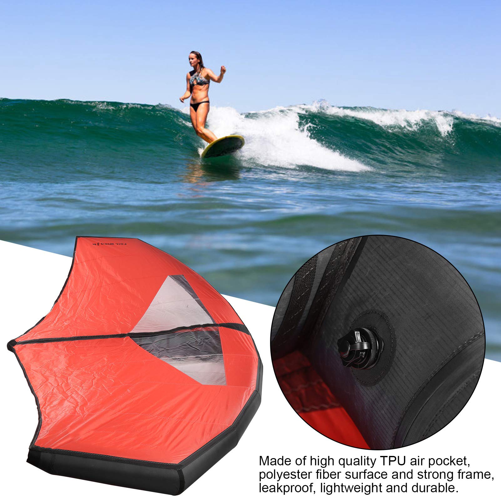 Inflatable Surfboard For Windsurfing And Wing Surfing - View #3