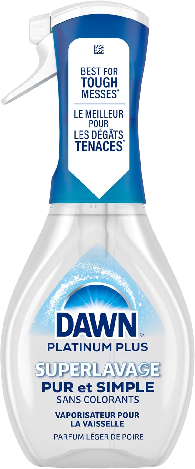 Dawn Powerwash Free & Clear Dish Spray, Dish Soap, Pear Scent, 473 mL