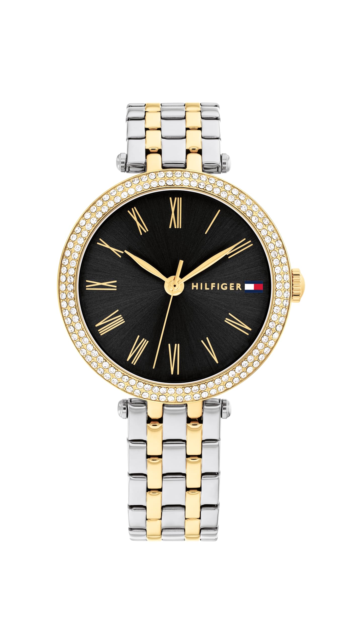 Tommy Hilfiger Montre à Mouvement à Quartz Trois Aiguilles pour Femme avec Bracelet en Acier Inoxydable à Deux Coloris - 1782720