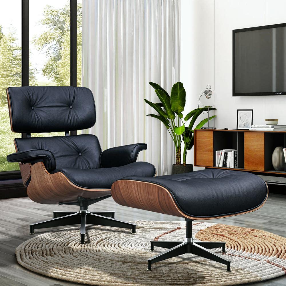 Buy Taller Size Lounge Chair with Ottoman, Mid Century Lounge Chair