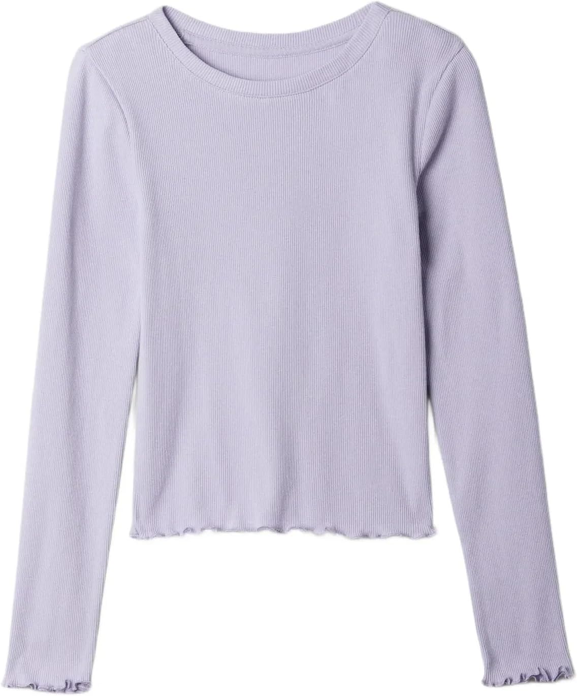 Gap Girls' Long Sleeve Ribbed Tee