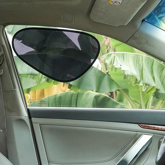 TFY Anti-Glare Sun Visor Extender Sunshade UV Blocker 2 pcs | UV Protection | Easy to Use | Static Cling | Comfortable grip | Heat reduction | Static cling mounting | Ideal for in-car use