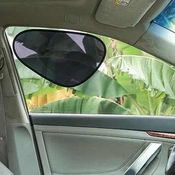 TFY Anti-Glare Sun Visor Extender Sunshade UV Blocker 2 pcs | UV Protection | Easy to Use | Static Cling | Comfortable grip | Heat reduction | Static cling mounting | Ideal for in-car use