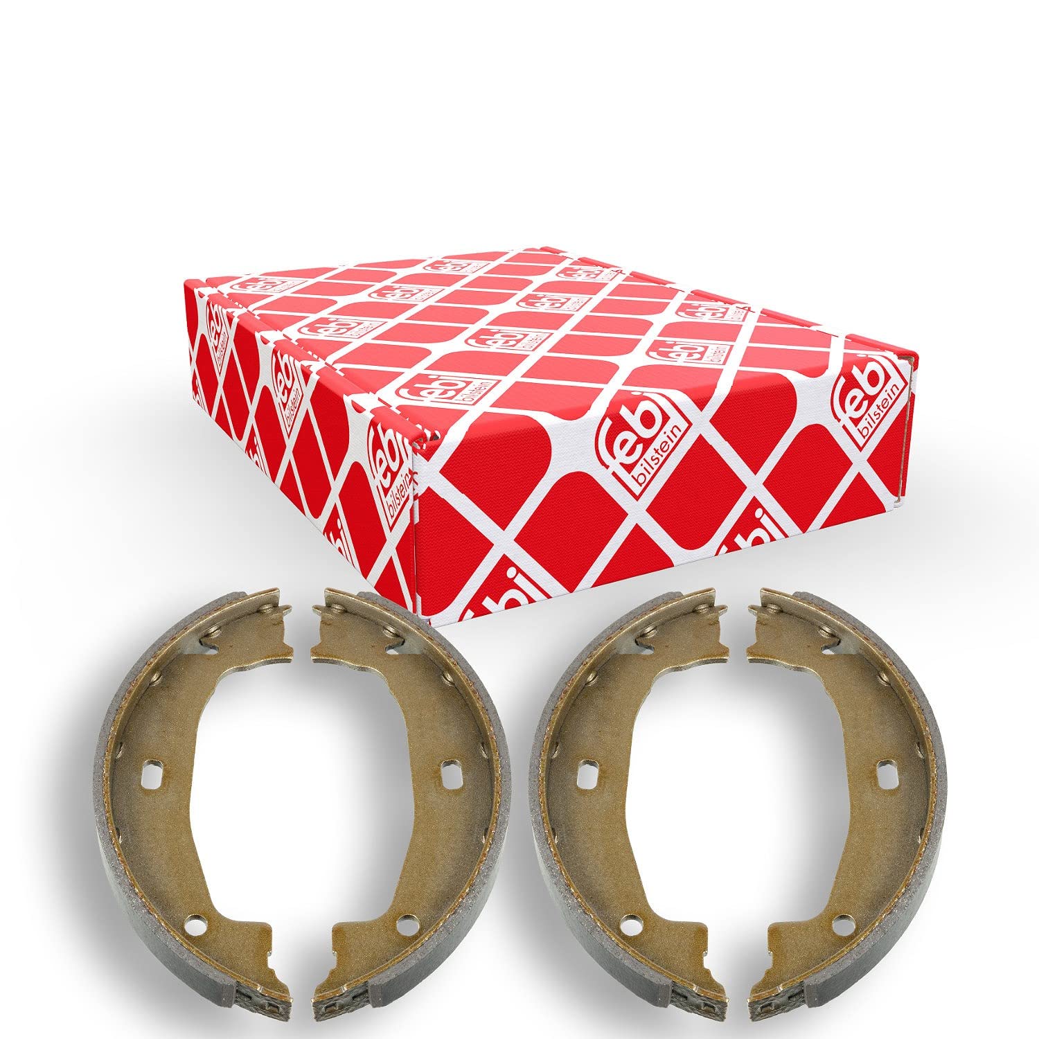 febi bilstein 18536 Brake Shoe Set for parking brake, pack of two