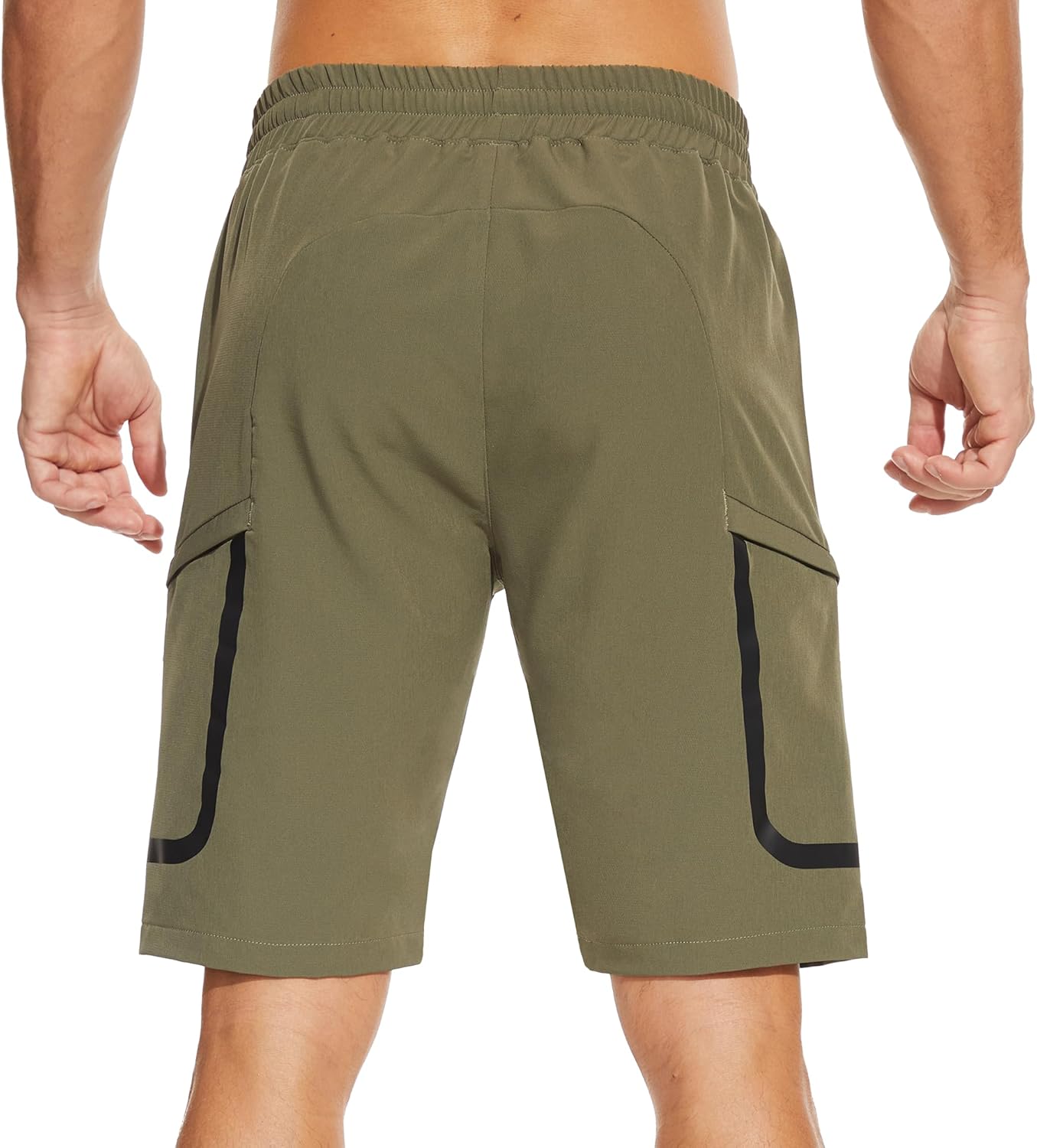 MOURCE Mens Hiking Shorts 9 Inch Inseam Quick Dry Lightweight Men Golf Shorts Breathable Outdoor Camping Travel