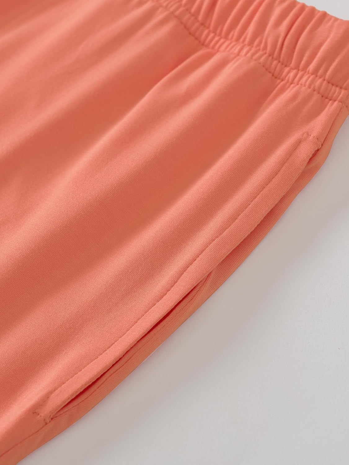 Latuza Women's Petite Pajamas Set Petite Length Shirt Pants - Image 5