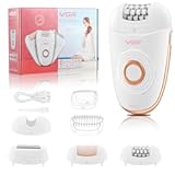 VGR 739 3-in-1 Epilator for Women-Portable Cordless Rechargeable Epilators Hair Removal for Women&comma; IPX4 Waterproof Electric Razor 2 Speeds for Legs&comma; Arms&comma; Underarms & Bikini Area