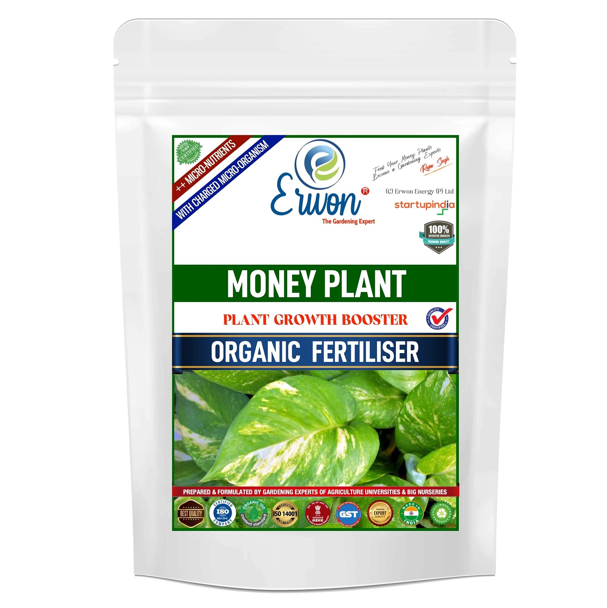 Erwon® Money Plant Growth Booster, Premium Essential Powerful Organic Fertilizer for Overall Growth of Money Plants, with Charged Micro-organism and ++ Micronutrients (400 gm) (B097797YLQ) Amazon Price History, Amazon Price Tracker