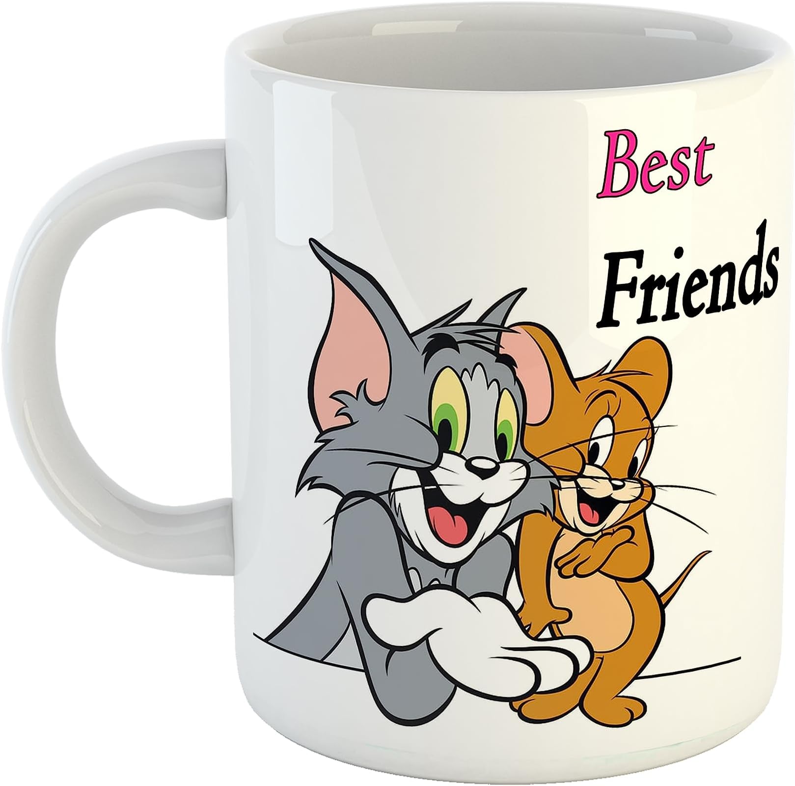 Clovez Friends Forever Gift for Friendship Day,Best Friend,Besti Printed Tea and Coffee Mug 350 ml