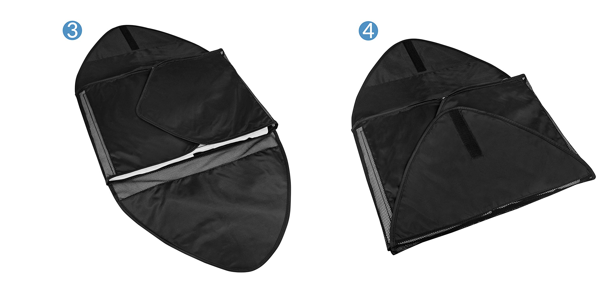 TRAVANDO Hemdentasche mit Falthilfe Koffer Hemden Knitterfrei Hemd packen Blusen Kleidersack Kleidertasche Packtasche Hemdenhülle Reiseutensilien Hemdtasche Organizer Business Anzug