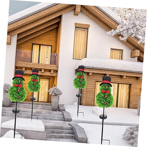 Miniatura 6 de Uonlytech Luces solares de Navidad luces decorativas para exteriores decoración de exteriores decoraciones Navideñas para exteriores estacas de