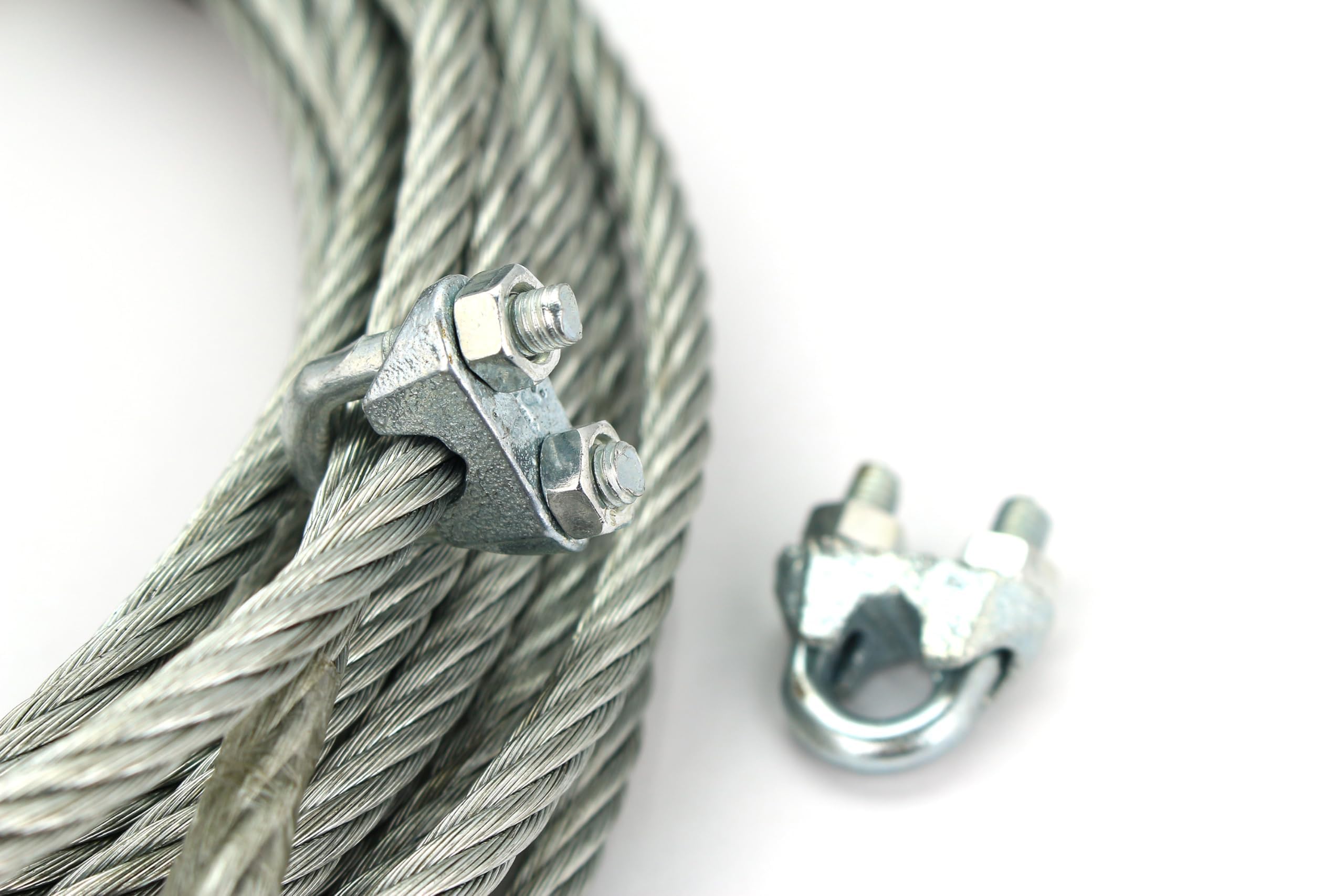 Accessori Fissaggio Fune Metallica Zincata 10 Morsetti Per Cavi In Fune Metallica Campbell 5/16" Zincati - Lotto Nuovo, Per Trazione E Sicurezza Morsetti 5/16 Per Funi