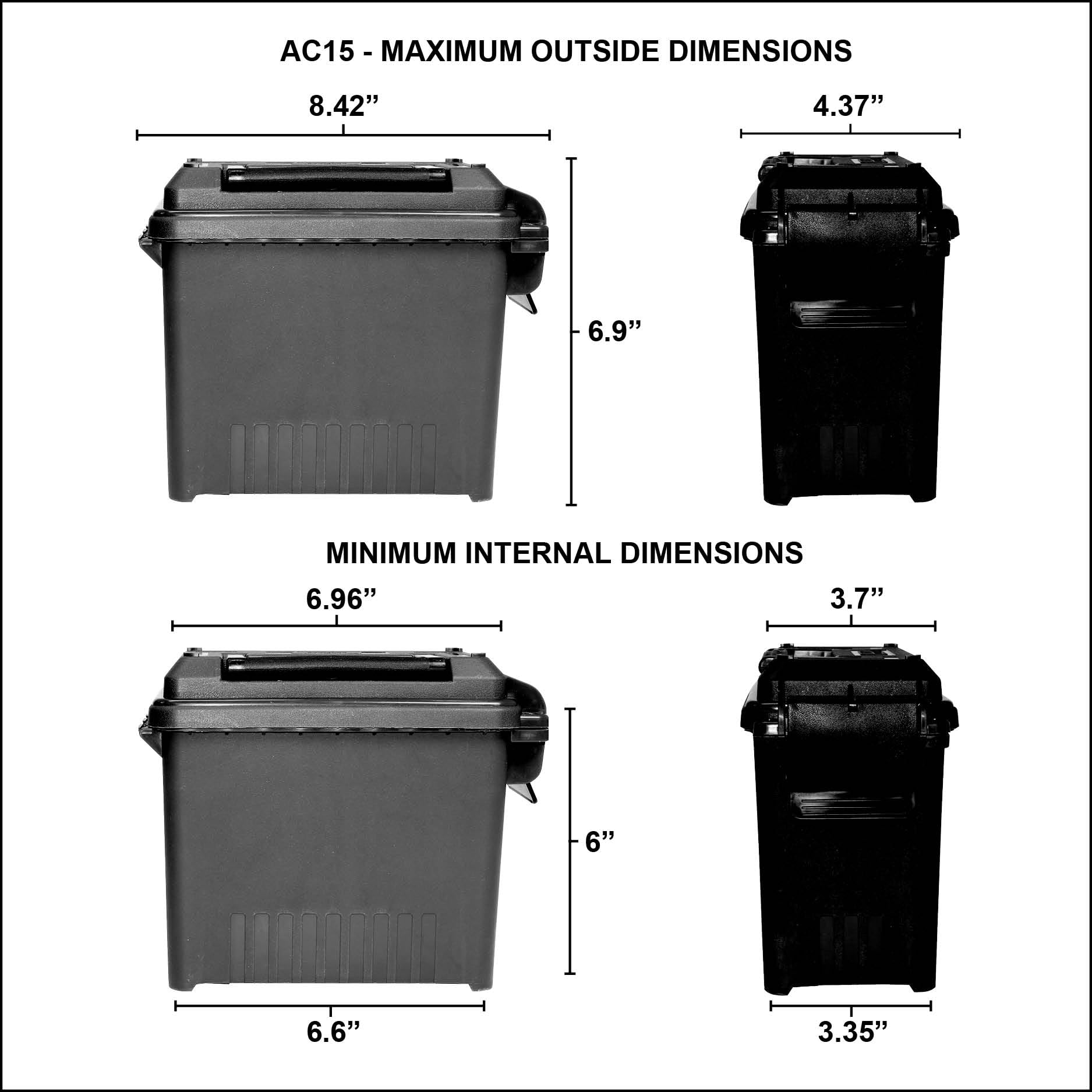 MTM Ammo Can Mini for Bulk Ammo, Purple, Ansicht 5