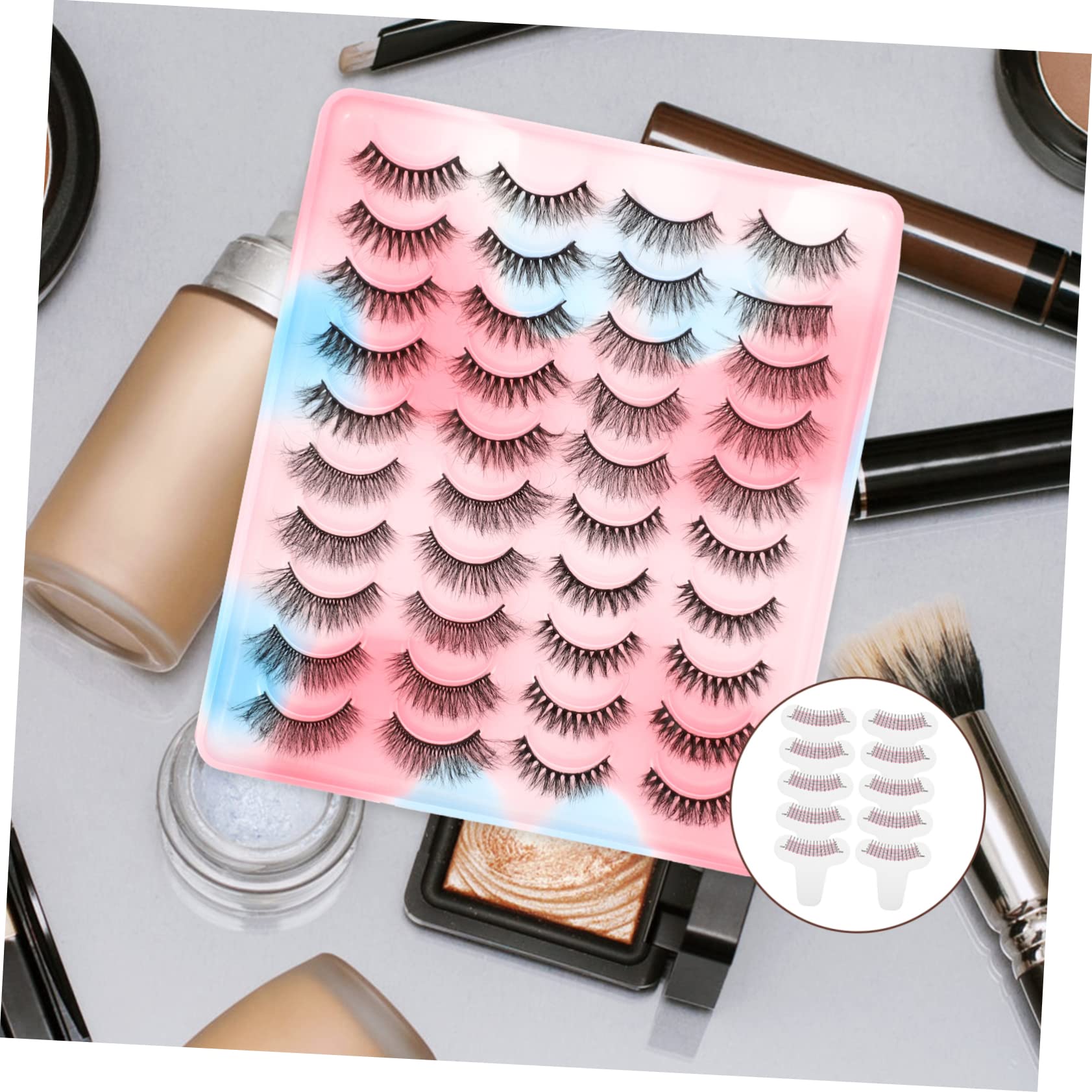FRCOLOR 4 Juegos De Extensiones De Pestañas Postizas Para Niñas Fáciles De Aplicar Para Un Look Diario Y Nocturno 20 Pares X 4