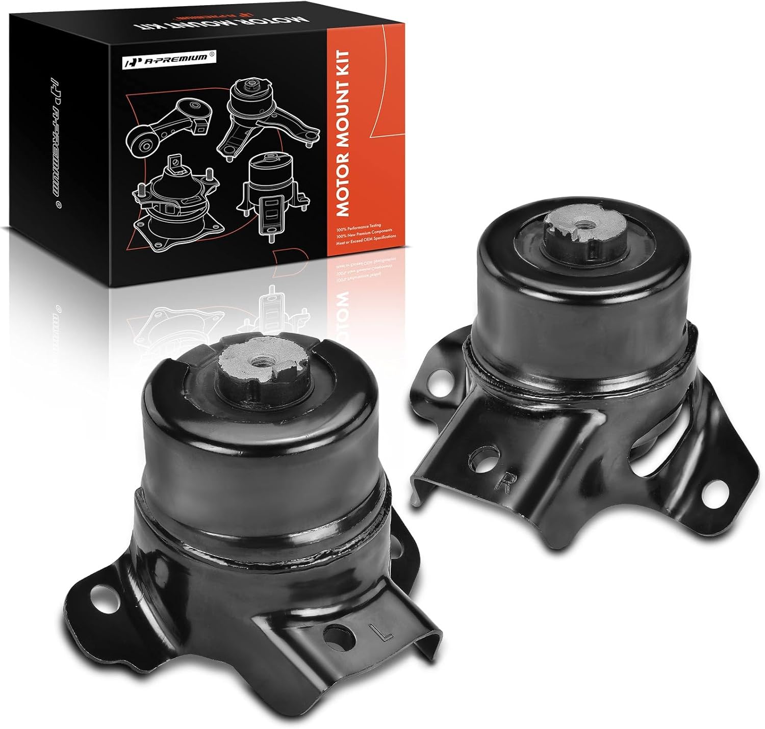 A-Premium 2PCS Front Left and Right Engine Motor Mount Kit Compatible with Chevrolet Colorado 2015-2022 & GMC Canyon 2015-2022, 2.5L 2.8L 3.6L