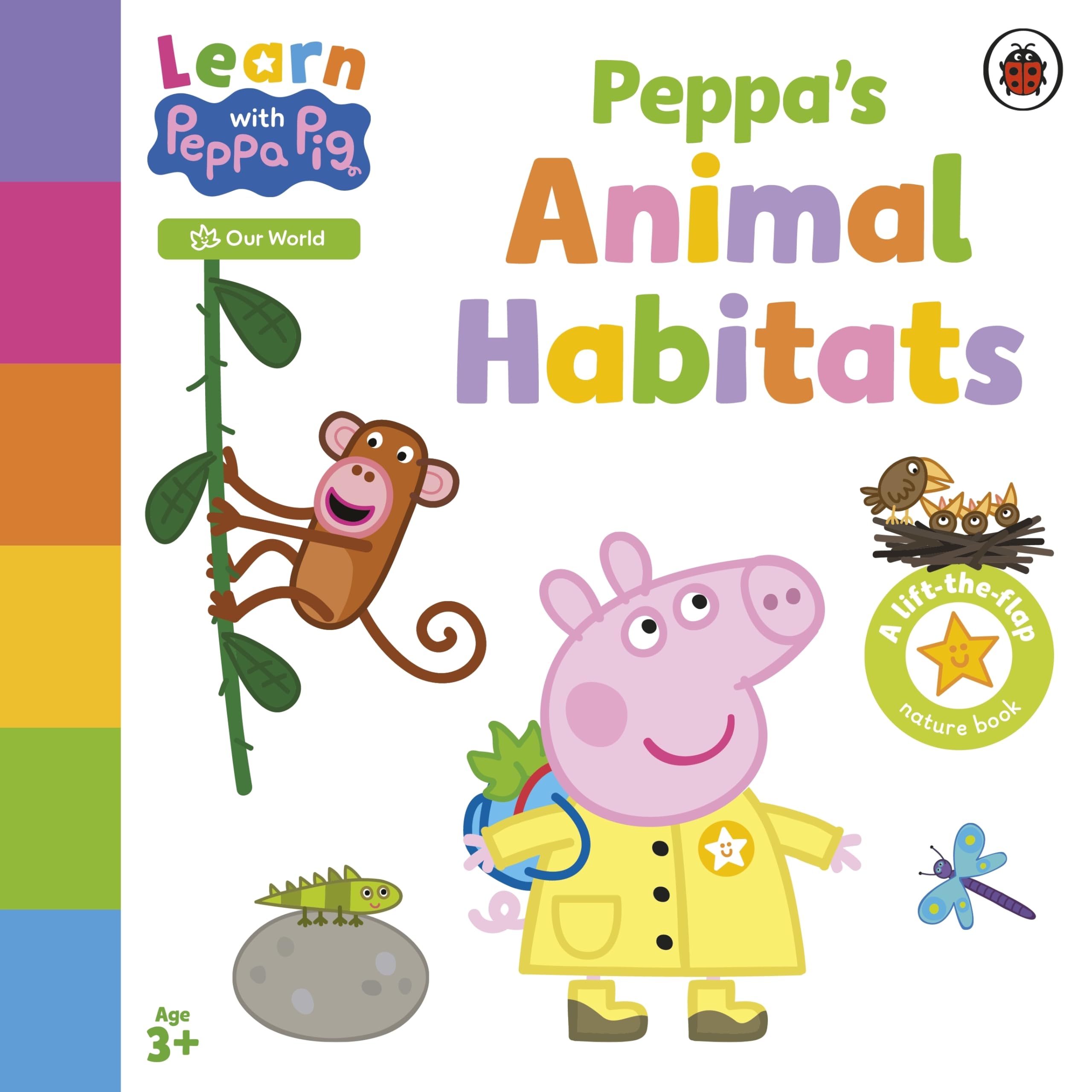 Learn with Peppa: Peppa's Animal Habitats: A lift-the-flap board book