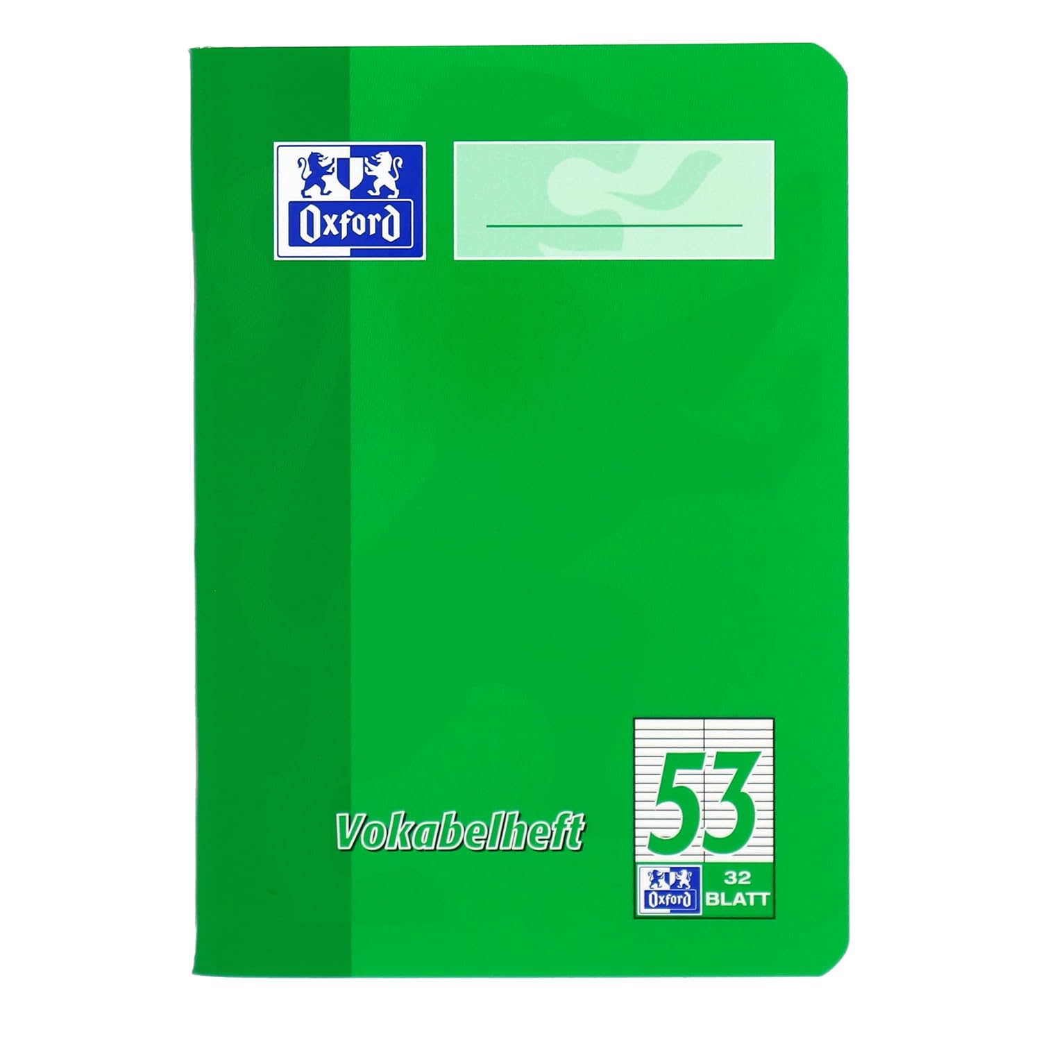 Oxford 100050398 Vocabulary Book School Pack of 10 A6 32 Sheets Assorted Red & Green