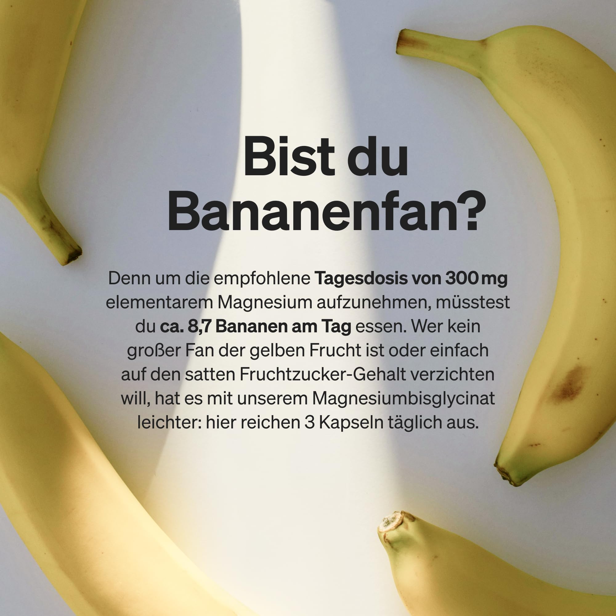 natural elements Magnesium Bisglycinat - Premium: Chelatiertes Magnesium - 180 Kapseln - 300mg elementares Magnesium pro Tagesdosis - Laborgeprüft, vegan, hochdosiert