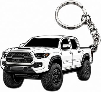 Tacoma Keychain - Tacoma Accessories 2016-2022 mods 2023 2024 Cool Key Chain Fob Cover 3rd gen Toy Truck