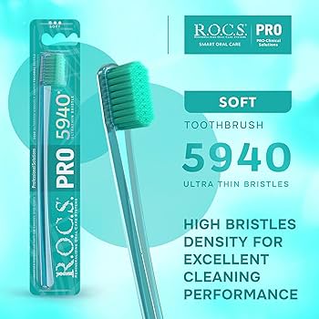 りょう⭐︎歯ブラシ Amazon | R.O.C.S. ロックスPRO 5940 歯ブラシ ワイドハブラシ