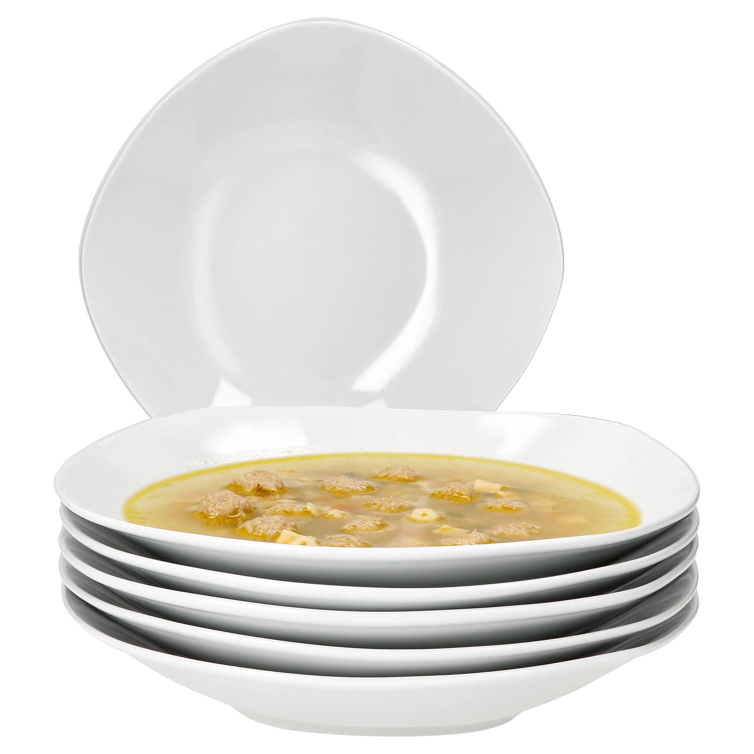 MamboCat Lot de 6 assiettes creuses Variant Trio I Assiettes creuses MamboCat Lot de 6 assiettes creuses Variant Trio I Assiettes creuses