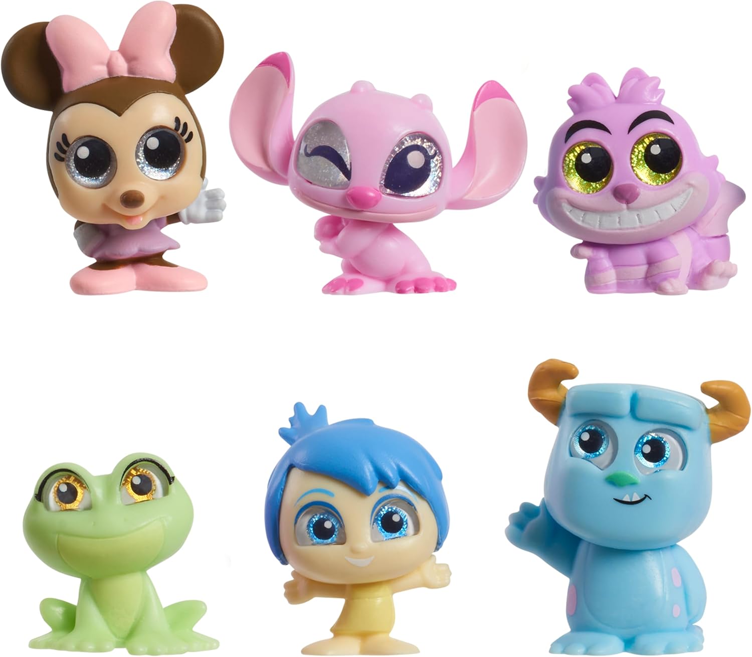 Disney Doorables 6-Pack Surprise Eggs, Includes Characters and Stickers, Easter Gifts and Basket Stuffers, Kids Toys for Ages 5 Up by Just Play