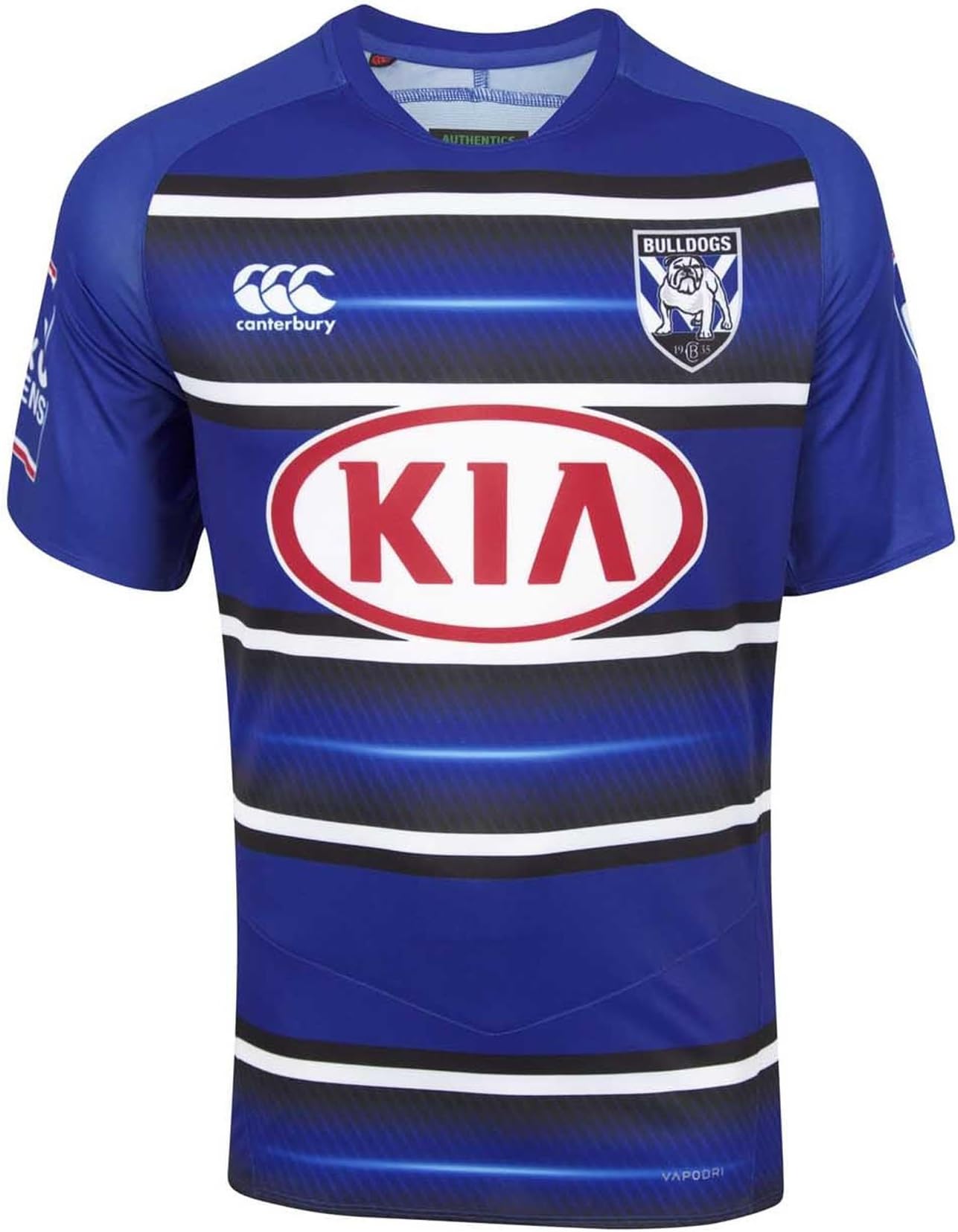 CanterburyBulldogs NRL 2018 Players Rugby Training T-Shirt - Bulldogs Blue - Size L
