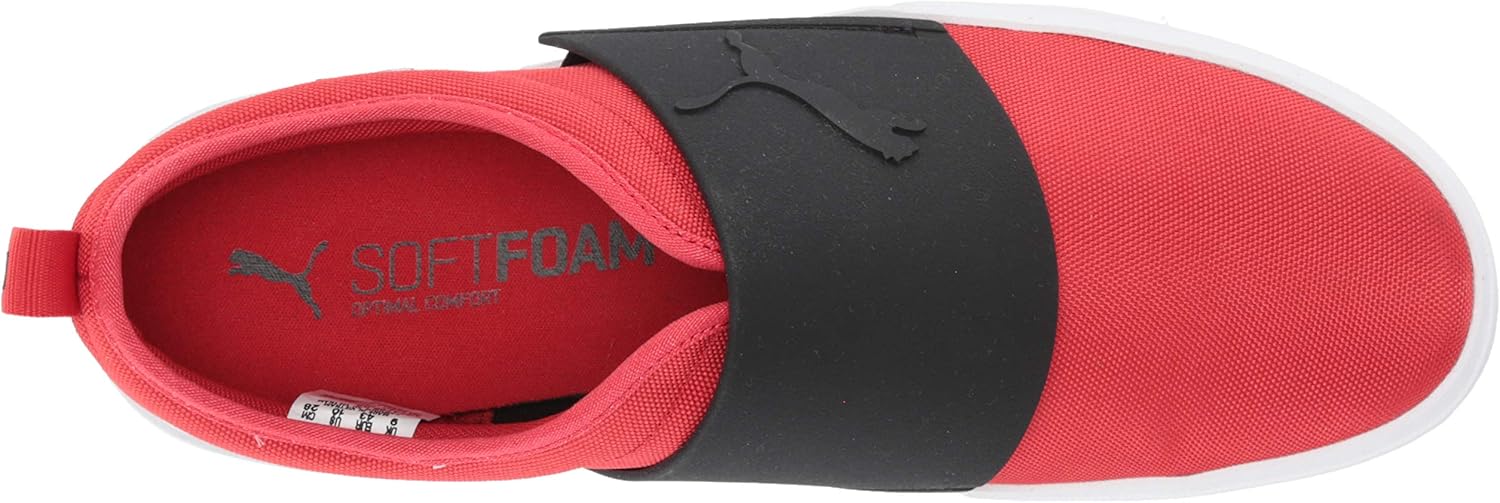 PUMA Men's El Rey II Slip On Sneaker, High Risk Red-Black, 7