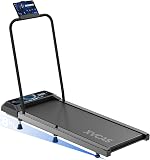Amazon product image of Compact Walking Treadmill Pad with 0–8% Incline, 2.5HP, 270 lbs，4-in-1 Treadmill with Handle，Perfect for Running, Walking & Under-Desk Use，Quiet Operation for Home or Office