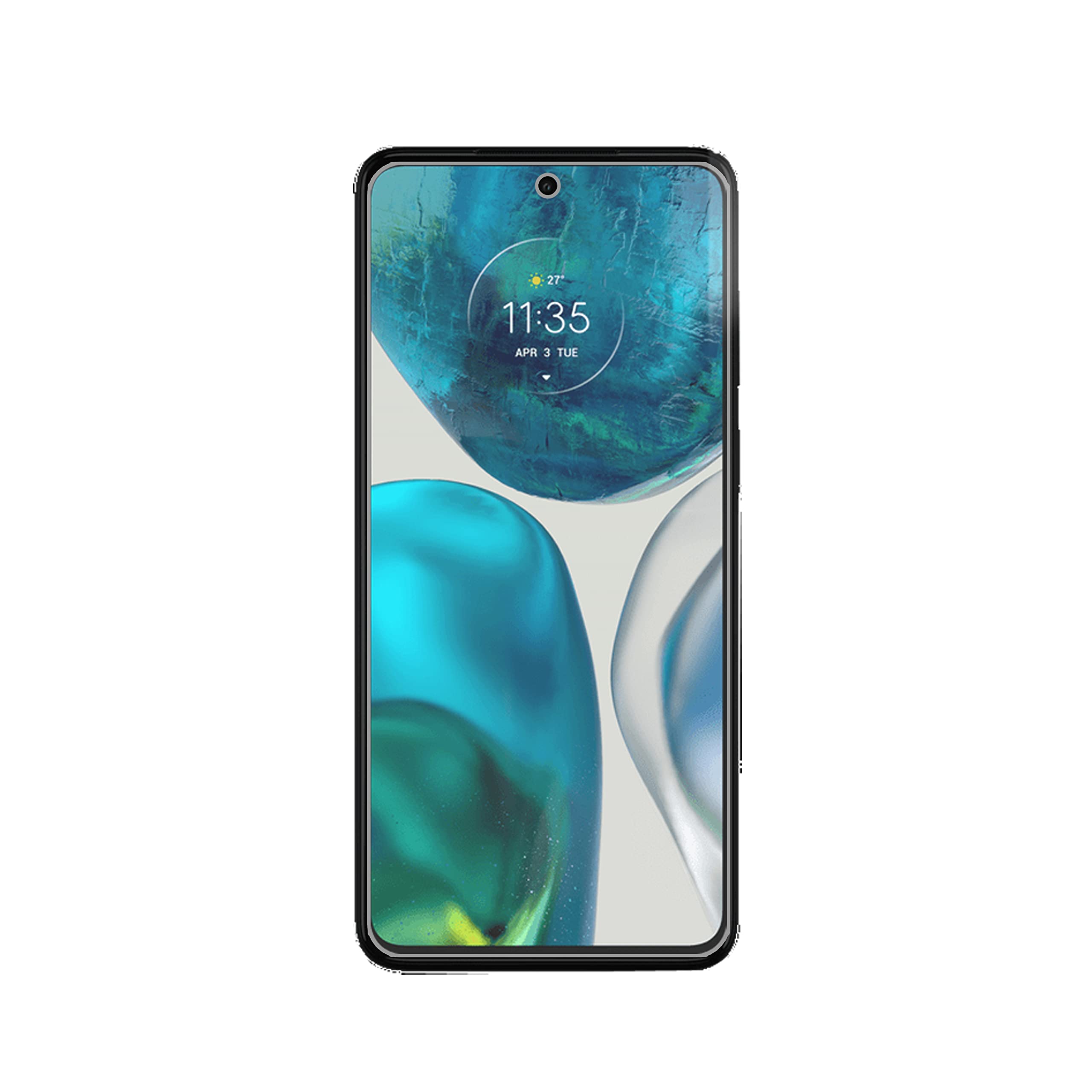 KJYF Verre Trempé pour Motorola Moto G82 5G (6,6), [3 Pièces] Film Protection Ecran en Verre trempé, Anti Rayures, sans Bulles, pour Motorola Moto G82 5G Vitre Protection