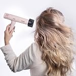L'ANGE HAIR Le Styliste Luxe Digital Luxury Hair Dryer | Quiet Brushless Blow Dryer with Diffuser | Hairdryer with 4 Heat & 2 Speed Settings | Ion Technology | Best Hair Dryer for Blowouts (Blush)