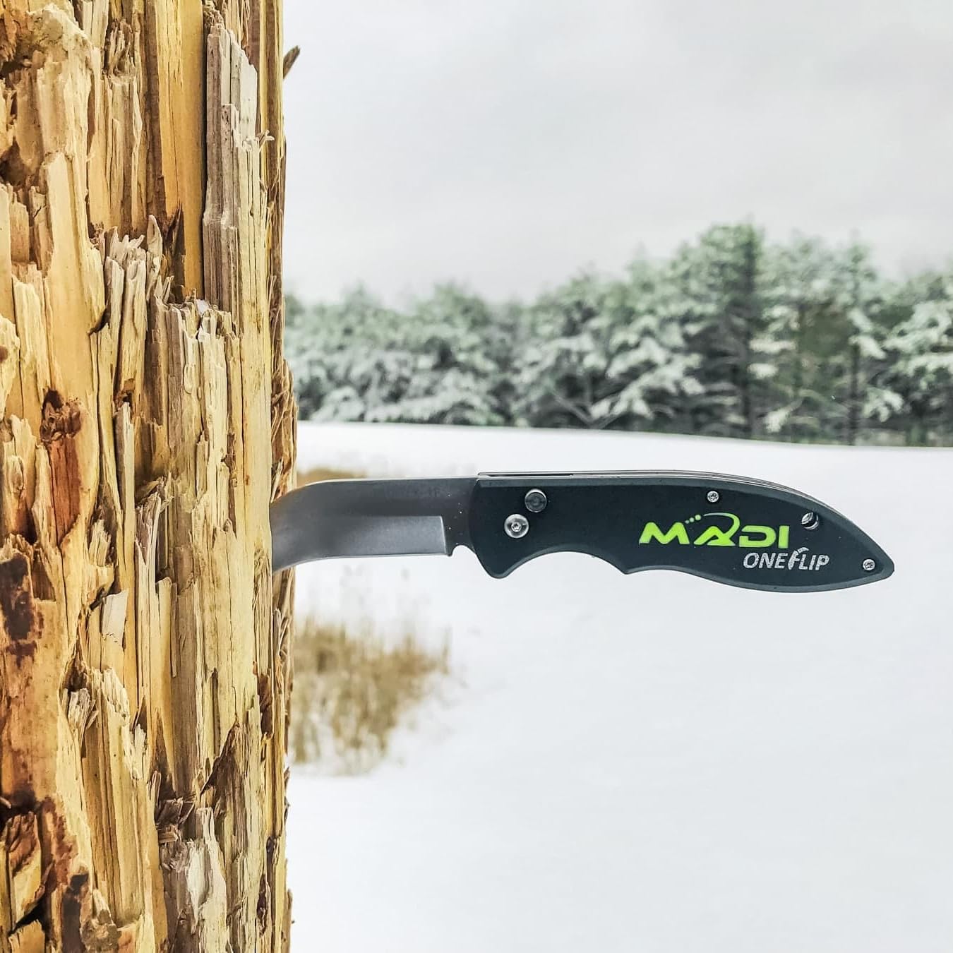 Madi One Flip PTOLK-1P Lineman Knife (Pointed Hawkbill)