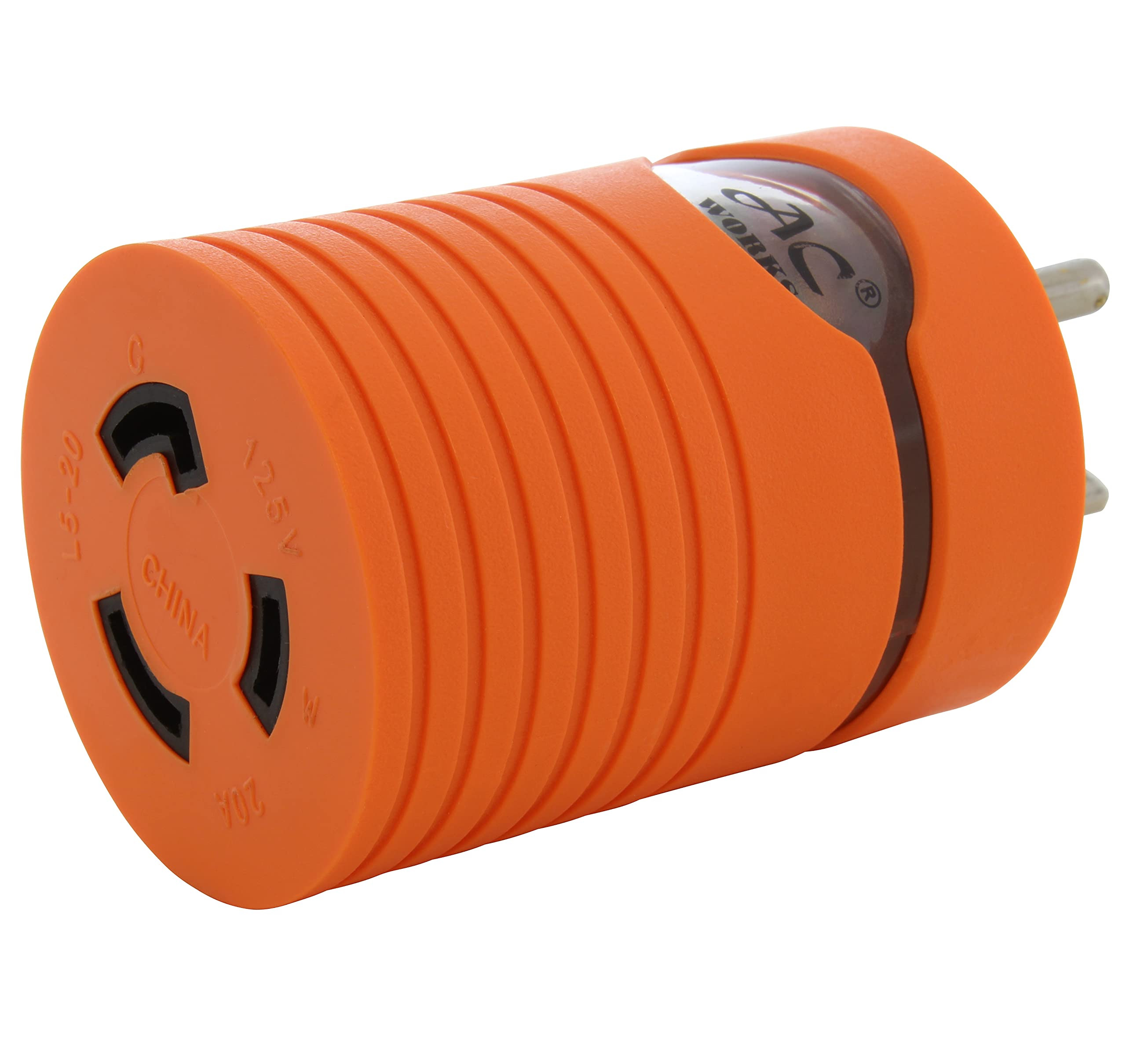 Amazon.com: AC WORKS [AD520L520] Locking Adapter 5-20P 20Amp