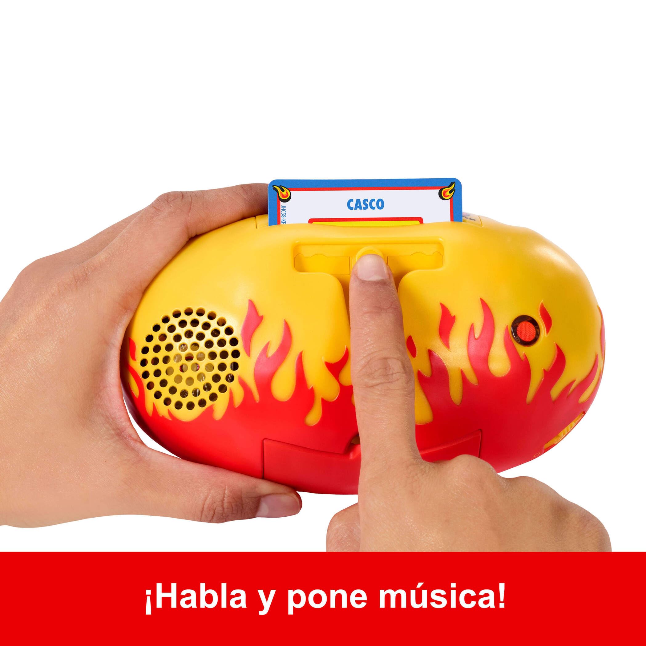 Mattel Games Pictionary Pic-Tato Juego de la patata caliente, juguete familiar para niños, niñas y adultos que habla y reproduce música, noches de juegos, incluye pistas en español, JHC62
