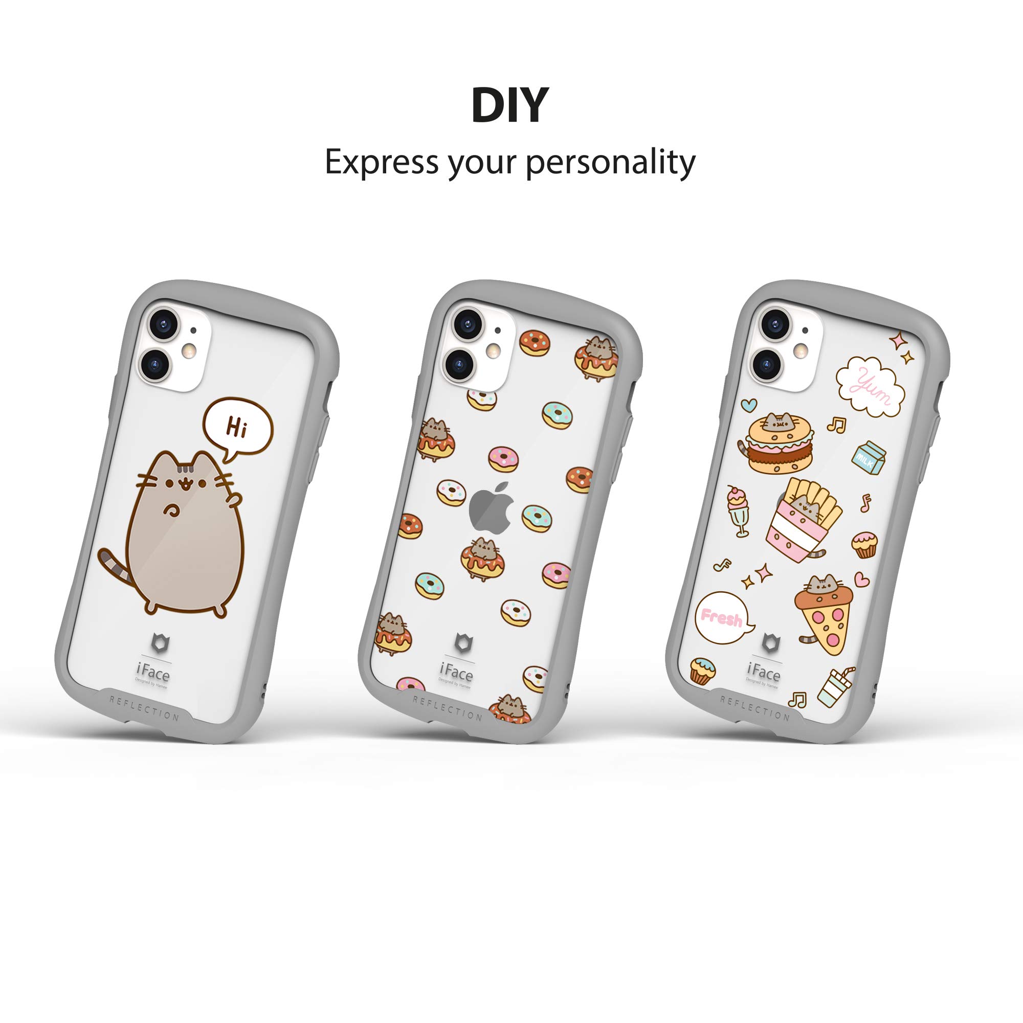 Amazon.com: iFace x Pusheen [Inner Sheet + Reflection] Designed 