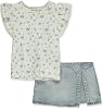 Jessica Simpson Girls 2-Piece Denim Skort Set Outfit