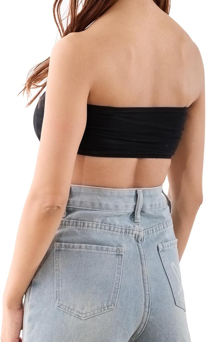 Amazon | [Arache＼アラチー] カップ付きチューブトップ ストラップ