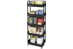 Multifunctional Veggie Cart: Keep Your Kitchen Organized and Fresh!