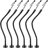 Honoson 6 Pack Magnetic Helping Hands Soldering, Flexible Gooseneck Metal Arms Third Hand Tools for Automobile Electronics Soldering Jewelry, Painting Art Crafts Hobby with Adjustable Alligator Clips